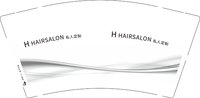 12250708H HAIRSALON私人定制 9盎司1千：英英英英zx 一次性定制纸杯、一次性广告纸杯设计图
