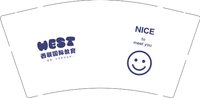12250711西联国际教育 9盎司1千：lianwoshidu 一次性定制纸杯、一次性广告纸杯设计图