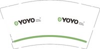 12250801 yoyo9盎司1千：tb7979021 一次性定制纸杯、一次性广告纸杯设计图