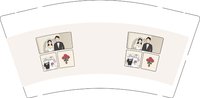 11250715婚纱图案9盎司加厚1千个：追忆_昔年2013 一次性定制纸杯、一次性广告纸杯设计图