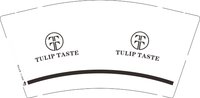 11250723TULIP TASTE9盎司加厚5千个：tb_1252100 一次性定制纸杯、一次性广告纸杯设计图