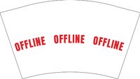 12250710OFFLINE12盎司1000个：tb8437509145 一次性定制纸杯、一次性广告纸杯设计图