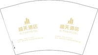 16250720禧天酒店12盎司1万：元大木 一次性定制纸杯、一次性广告纸杯设计图