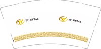 12250702TY METAL 9盎司加厚1000个：小布雅 一次性定制纸杯、一次性广告纸杯设计图