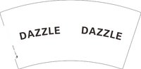 12250714DAZZLE7盎司1千：沈丹萍2009 一次性定制纸杯、一次性广告纸杯设计图