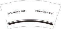 12250728 非谜9盎司加厚2千个：时光会咬人86 一次性定制纸杯、一次性广告纸杯设计图