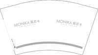 12250719 （1k1箱）莫尼卡12盎司5千：狮子座dl678 一次性定制纸杯、一次性广告纸杯设计图