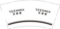 14250725天美意 9盎司3000个加急：hongmei6606 一次性定制纸杯、一次性广告纸杯设计图