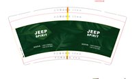 16250826 JEEP SPIRIT 9盎司5千：半颗糖的诱惑6 一次性定制纸杯、一次性广告纸杯设计图