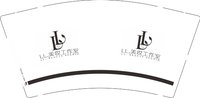 12250828 LL.美妆工作室 9盎司1000个：t_1500875413707_0715 一次性定制纸杯、一次性广告纸杯设计图