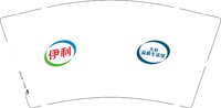 3140807 伊利 9盎司1000个：250807-425181857482872 一次性定制纸杯、一次性广告纸杯设计图