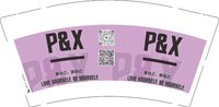 13250830 （改紫色）P&X 9盎司1千个（收据抬头：PX86.2元）加急：兔子15836617330 一次性定制纸杯、一次性广告纸杯设计图
