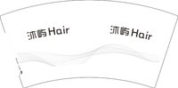 13250805 沐屿Hair 7盎司2千个：想淘就淘有钱就淘 一次性定制纸杯、一次性广告纸杯设计图