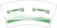 12250825农垦享购7盎司2千个：青丝飘逸66 一次性定制纸杯、一次性广告纸杯设计图