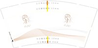 12250811 0.2℃ 9盎司1千个（1000个白高盖）（1千1箱装）：hui790828（发安能无加收） 一次性定制纸杯、一次性广告纸杯设计图