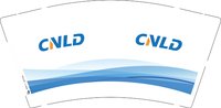 12250827CNLD9盎司1千：yangchidi 一次性定制纸杯、一次性广告纸杯设计图