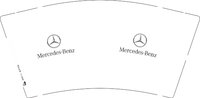 12258031Mercedes-Benz9盎司加厚1千个：陈镇小村 一次性定制纸杯、一次性广告纸杯设计图