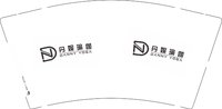 12250831丹妮瑜伽9盎司加厚2千：tloml_durian 一次性定制纸杯、一次性广告纸杯设计图