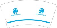 12250809SPACE BEAUTY 7盎司1千（500一箱） ：tb730137980 一次性定制纸杯、一次性广告纸杯设计图
