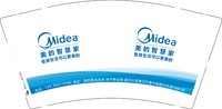 12250816美的智慧家9盎司1千个：cdn101 一次性定制纸杯、一次性广告纸杯设计图