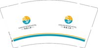 3140822 海蓝之家 9盎司5000个：250822-215844165332438 一次性定制纸杯、一次性广告纸杯设计图