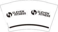 12250818ELEVEN 12盎司1000个：tb_7006512 一次性定制纸杯、一次性广告纸杯设计图