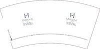 12250816 美豪酒店7盎司5千：hhl046715 一次性定制纸杯、一次性广告纸杯设计图