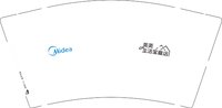 12250830midea9盎司1千个：ldlyzkh0 一次性定制纸杯、一次性广告纸杯设计图