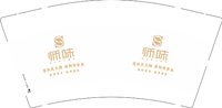 12250823师味 9盎司2000个：农村特贫户李 一次性定制纸杯、一次性广告纸杯设计图