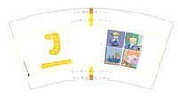 12250906 （又改黄色） j 7盎司1万个：宝宝技几的马甲 一次性定制纸杯、一次性广告纸杯设计图
