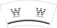 12250817Wlstar9盎司1千：tb337817370719 一次性定制纸杯、一次性广告纸杯设计图