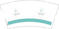 12250831海琴花园9盎司加厚1万个：小商贩lc 一次性定制纸杯、一次性广告纸杯设计图