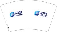 12250808知联 12盎司1000个加急：smm12390 一次性定制纸杯、一次性广告纸杯设计图