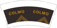 12250917 COLMO 9盎司1千个：小小小可爱呐。 一次性定制纸杯、一次性广告纸杯设计图