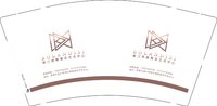 12251001铂兰蒂宴会艺术中心9盎司加厚2千个：肖大o是我 一次性定制纸杯、一次性广告纸杯设计图