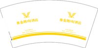 12250924维也纳3好酒店7盎司5千加急：爱的等待1226 一次性定制纸杯、一次性广告纸杯设计图