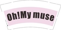 12250920OhiMy muse 9盎司1千：heeza韩妆代购 一次性定制纸杯、一次性广告纸杯设计图