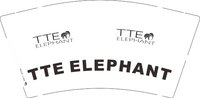 12250916TTE ELEPHANT9盎司2千个（装2千一箱）：cherrilyntay（黑高盖2千个） 一次性定制纸杯、一次性广告纸杯设计图