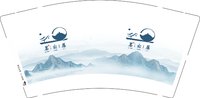 12250910茗云居9盎司加厚1千个：shangredong 一次性定制纸杯、一次性广告纸杯设计图
