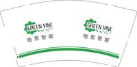 （休白500）12250918格恩智能 9盎司加厚1000个：常小淘2010 一次性定制纸杯、一次性广告纸杯设计图