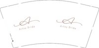 12250914 Artsy Bride 9盎司1千：mickeylamchan7 一次性定制纸杯、一次性广告纸杯设计图