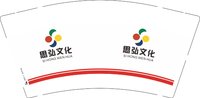 12250913思弘文化9盎司5千个：tb219557599 一次性定制纸杯、一次性广告纸杯设计图