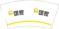 12250923团家 9盎司1000个：敏俊1967 一次性定制纸杯、一次性广告纸杯设计图