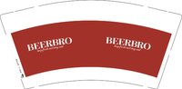 13250916 BEERBRO 9盎司1千个：心然如初 一次性定制纸杯、一次性广告纸杯设计图