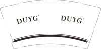 3141002 DUYG 9盎司1000个：251002-030497861182540 一次性定制纸杯、一次性广告纸杯设计图