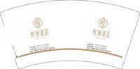 12250923悦俪酒店7盎司1万个：醉红尘3355 一次性定制纸杯、一次性广告纸杯设计图