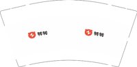 12250926 转转 9盎司1千个：爱生活爱慢慢20 一次性定制纸杯、一次性广告纸杯设计图