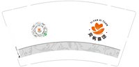 3140907 大鸟设计9盎司特厚1000个：微信224 一次性定制纸杯、一次性广告纸杯设计图