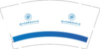 13250929深圳信息职业技术大学9盎司特厚5千个：幸福城堡751 一次性定制纸杯、一次性广告纸杯设计图
