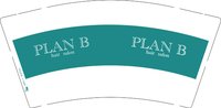 12250914 （改）PLANB 9盎司1千加急：y15958680398 一次性定制纸杯、一次性广告纸杯设计图